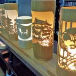 竹灯籠作品展 26日から奈良・山添村で