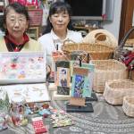 趣味の作品展示 ビーズと籐バッグ 伊賀市で12月3日まで
