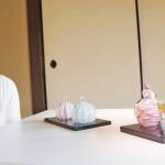 ガラスの創作ひな人形が集合 伊賀・赤井家住宅で4日から