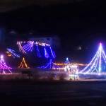 冬空に輝く鮮やかな光 津市・太郎生で2月末まで