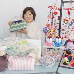 雑貨やアクセサリー手作り 布で生み出す一点物 名張の森本さん