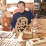 趣味の木工細工、半世紀 伊賀市の横山さん