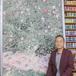 絹に描く季節の移ろい 日本画家・津田さん初個展 20日から伊賀市で