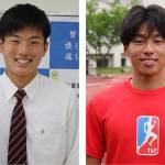 陸上20歳以下日本選手権へ 伊賀白鳳高・小林選手 近大高専・清田選手