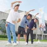 毎朝開催、自由参加 若者集うラジオ体操 名張市