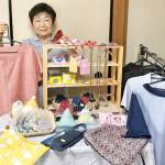 布で手作り普段着や小物 イベントでも 名張の牧原さん