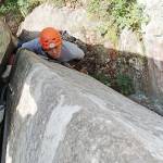 「いつでも岩登り」名張移住 お気に入りの香落渓へ 美和さん