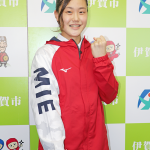 とちぎ国体の競泳に出場 伊賀・廣島さん