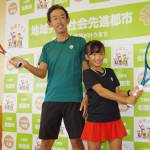 父娘そろって全国大会へ 硬式テニス 名張の朝比奈さん親子