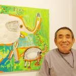 現代芸術祭に初出展 名張の障害者施設で絵画制作 西口さん