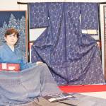 天然藍染めの魅力伝える 14日から名張で展示会