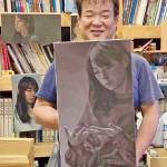 精密な人物画 長船さん個展 22日から伊賀市のギャラリーで