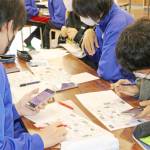 災害時の情報リテラシー スマホで学ぶ 名張・英心高桔梗が丘校で