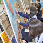 高校美術部から選抜「ユニット展」 17、18日に名張で
