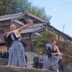 青空へ祈りの矢 700年以上の伝統「若子祭」 名張市滝之原の八幡神社