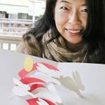 Pop Up! 飛び出すアート立体で表現 名張・藤木さんの作品