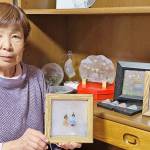 光輝くガラス創作ひな人形 伊賀市で2月3日から展示