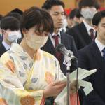 卒業式「自分らしく羽ばたく」 4年ぶりに保護者も 名張・近大高専