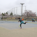 名張市民テニスコート 全9面改修しセレモニー 「TOAテニスの杜」