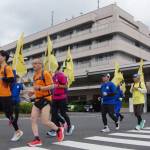 生命の駅伝、伊賀路を駆ける がん研究への支援呼び掛け