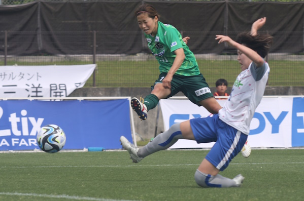 くノ一引き分ける　対S世田谷　リーグ前半戦4位　なでしこ1部