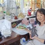 手作りのモルタル造形 可愛さ評判 名張の松永さん