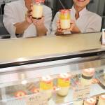 酒造りの麹でプリン カップ酒容器入り 名張市の澤佐酒造