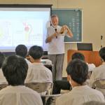 地元の先輩に学ぶ講演会開始 山辺高山添分校