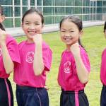 アーティスティックスイミング 入賞目指し練習 桔梗が丘小4年・細川さん