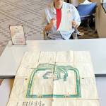 城絵図を一般公開 「城マニア」落合さんが伊賀市で9月2、3日