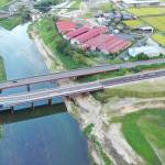 11日に仮橋供用へ 名張市の名張大橋 河川拡幅工事で