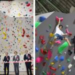 クライミング施設の開所式 伊賀市の「DMG MORIアリーナ」
