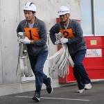 正確さやスピード競う 火災対応の競技会 名張で4年ぶり