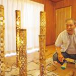 地域つなげる竹あかり制作 伊賀市の今宿さん 23、24日に地元で披露