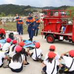 蔵持小児童が消防団の活動学ぶ 地元団員が楽しく授業 名張市
