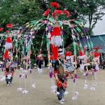 雨で短縮も4年ぶり「神事踊」奉納 伊賀・勝手神社