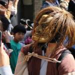 好天の伊賀に13万人 だんじりや鬼行列練る 上野天神祭
