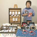 折り鶴や水引 「和」のアクセサリー作り 名張の珠玖さん