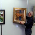 123回目の作品展 油彩中心に36点 伊賀のチャーチル会上野