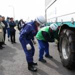 名阪国道の大雪対応準備見学会 伊賀市で