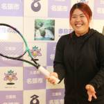テニスの全国大会に出場 名張の木平さんが意気込み
