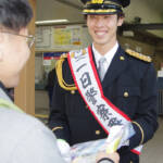 「日頃から慎重に運転を」陸上・伊藤陸選手が一日警察署長 名張