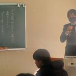 在校生にメッセージ 卒業生のブドウ農家・宮﨑さんが講演 山辺高山添分校で