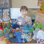 手編みの温もり届けたい イベントに出品 伊賀市の大北さん