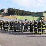 災害時の連携強化に4機関が合同訓練 青山高原の笠取山分屯基地で