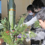 新年に向け門松作り 伊賀つばさ学園 名張市