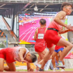 3つの年代で金 アジアマスターズ陸上・リレー 名張の保坂さん