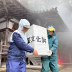 文化財防火デー前に消防訓練 国重文が本尊の寺で 名張市黒田