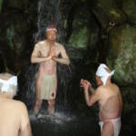 岡八幡宮で初みそぎ 伊賀市白樫で