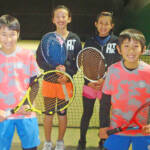 東海ジュニアテニス出場 名張の小学生4人 全国目指す